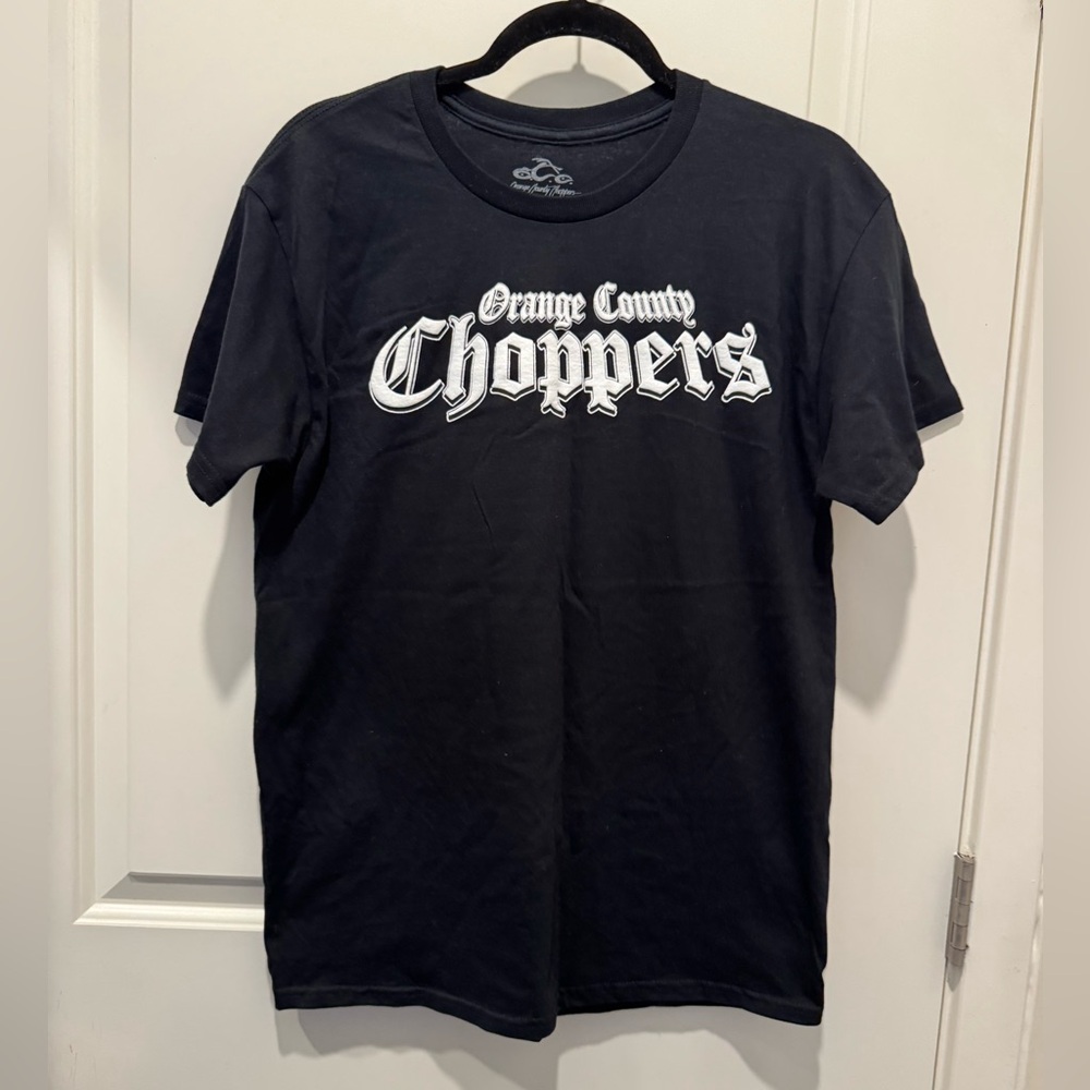 Vintage Orange County Choppers SKULL Black Graphic T Shirt Medium New Size M